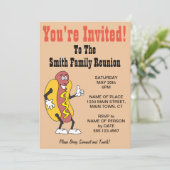 招待されましたファミリー懇親会のホットドッグ漫画 招待状 (スタンド正面)