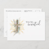 招待されました教会 ポストカード (正面/裏面)