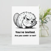 「招待されました来るのか来ないのか?」 招待状 (スタンド正面)