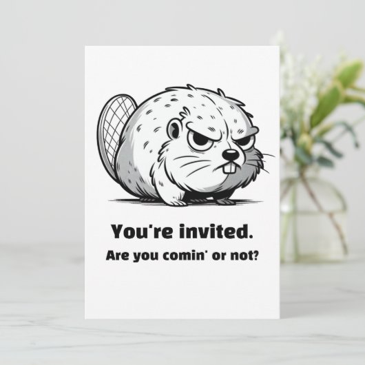 「招待されました来るのか来ないのか?」 招待状 (スタンド正面)