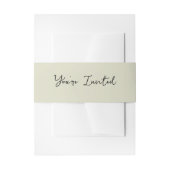 招待されました調整ヴィンテージパーム結婚ズ 招待状ベリーバンド (正面例)