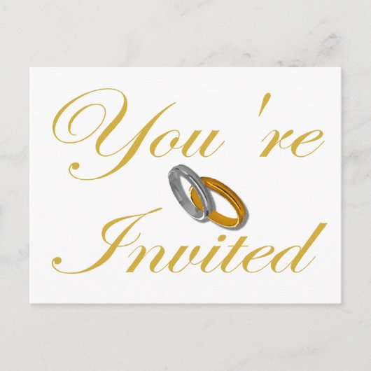 招待されました インビテーションポストカード (正面)