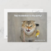 招待されました インビテーションポストカード (正面/裏面)