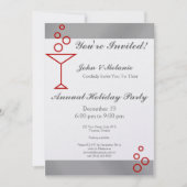 招待されました!シルバー 招待状 (正面)