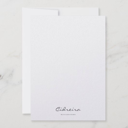 招待されました!シルバー 招待状 (裏面)