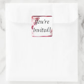 招待されました スクエアシール (バッグ)