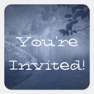 招待されました スクエアシール