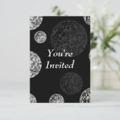 招待されました-ディスコの球 招待状 (スタンド正面)