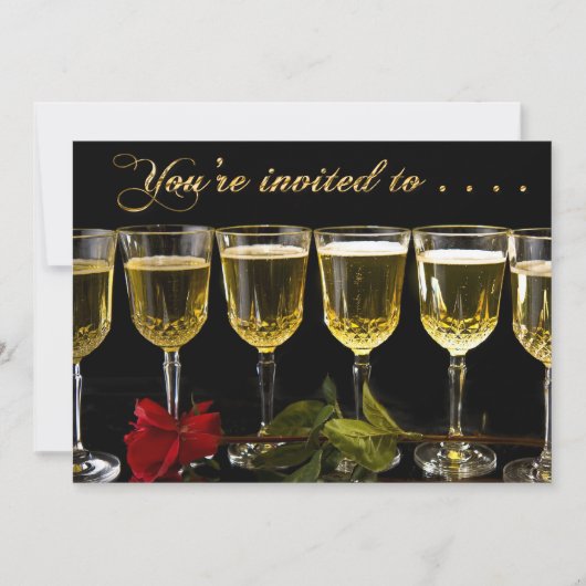 招待されました:(ディナーパーティー) 招待状 (正面)