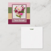 招待されました ノートカード (正面/裏面)