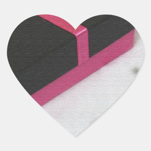 招待されました ハートシール (正面)