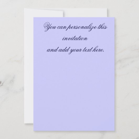 招待されました、卒業パーティー_ 招待状 (裏面)