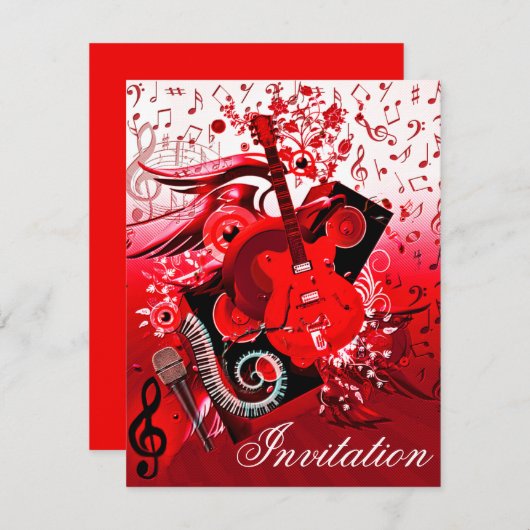 招待されました_ 招待状 (正面/裏面)