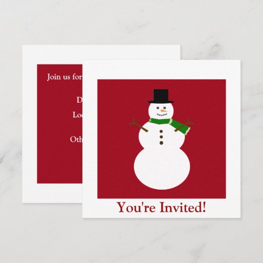 招待されました! 招待状 (正面/裏面)