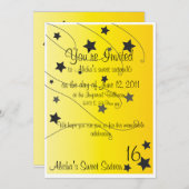 招待されました 招待状 (正面/裏面)