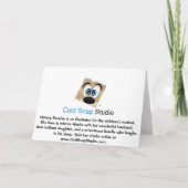 招待されました 招待状 (裏面)