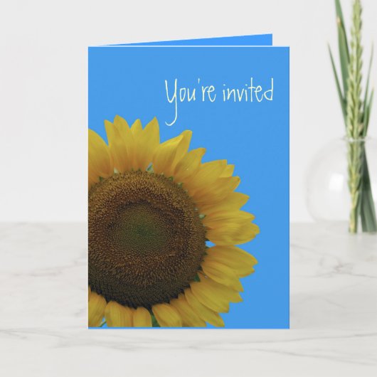 招待されました 招待状 (正面)