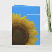 招待されました 招待状 (裏面)