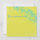 招待されました 招待状 (裏面)