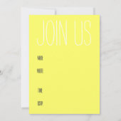 招待されました 招待状 (裏面)