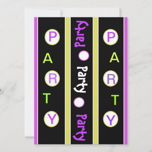 招待されました 招待状 (正面)