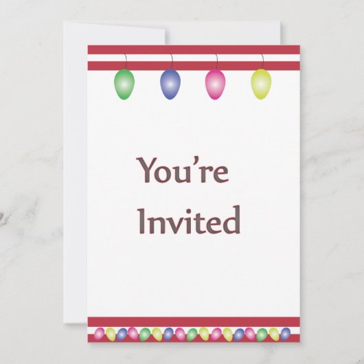 招待されました 招待状 (正面)