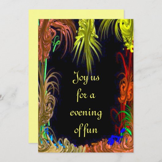 招待されました_ 招待状 (正面/裏面)