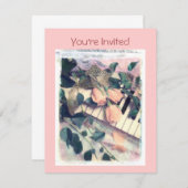 招待されました 招待状 (正面/裏面)