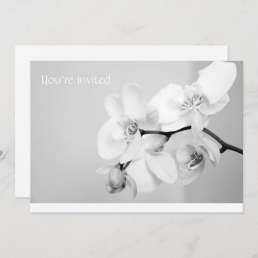 招待されました 招待状 (正面/裏面)