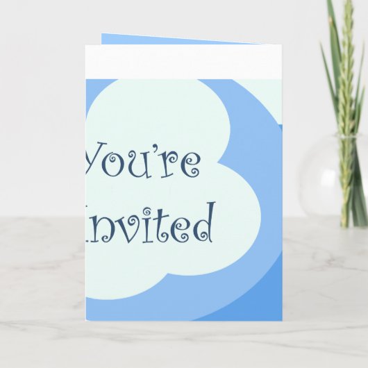 招待されました 招待状 (裏面)