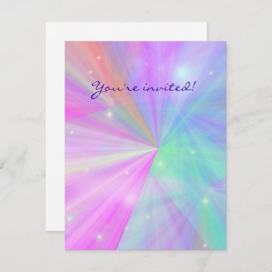 招待されました! 招待状 (正面/裏面)