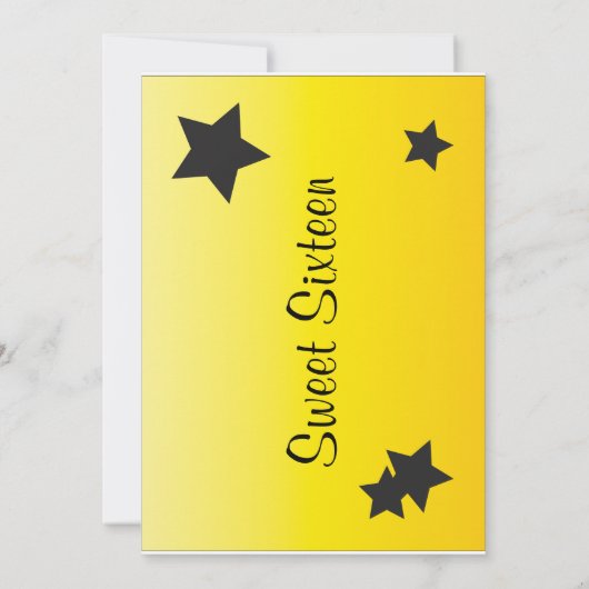 招待されました 招待状 (裏面)