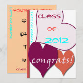 招待されました 招待状 (正面/裏面)