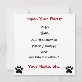 招待されました! SRFによる 招待状 (裏面)