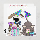 招待されました! SRFによる 招待状 (正面/裏面)