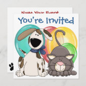 招待されました! SRFによる 招待状 (正面/裏面)