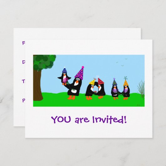 招待されます! 招待状 (正面/裏面)