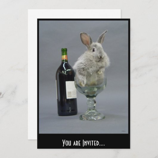 招待されます…. 招待状 (正面/裏面)