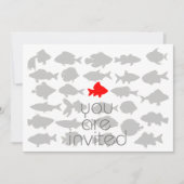 招待されます 招待状 (正面)