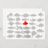 招待されます 招待状 (正面/裏面)