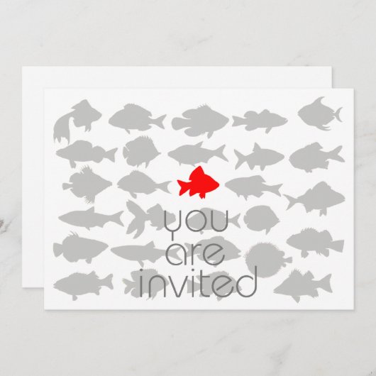 招待されます 招待状 (正面/裏面)