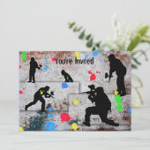 招待されるペイントボールの戦い 招待状 (スタンド正面)