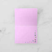 招待のサンキューカード生命の樹 ノートカード (内部)