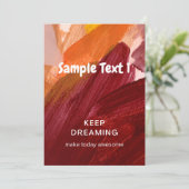 招待の例 招待状 (スタンド正面)