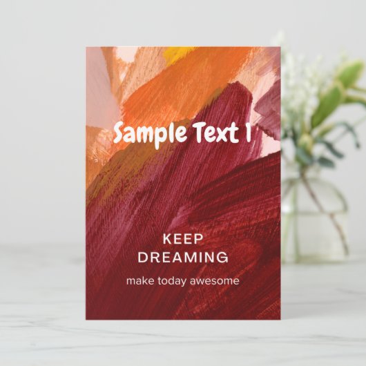 招待の例 招待状 (スタンド正面)