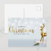 「招待の優雅さ：あなたの存在が求められています！」 インビテーションポストカード (正面/裏面)