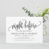 招待の前夜を暗くする 招待状 (スタンド正面)