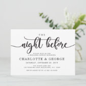 招待の前夜を暗くする 招待状 (スタンド正面)