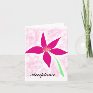 招待の承諾 招待状