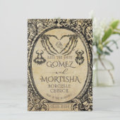 招待の日付の保存 | ゴシック | 暗色学界 招待状 (スタンド正面)